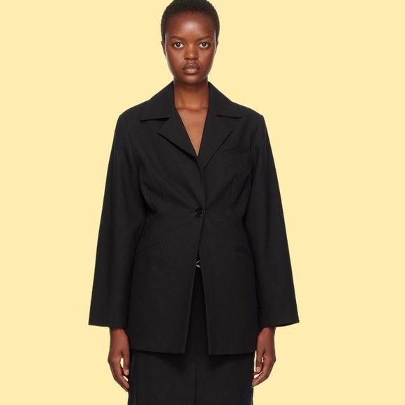 Ganni lapel blazer - Picture 2 of 6